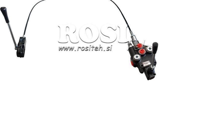 JOYSTICK DVOJNA ROČICA 2 met. HIDRAVLIČNI VENTIL 1xP80 lit.