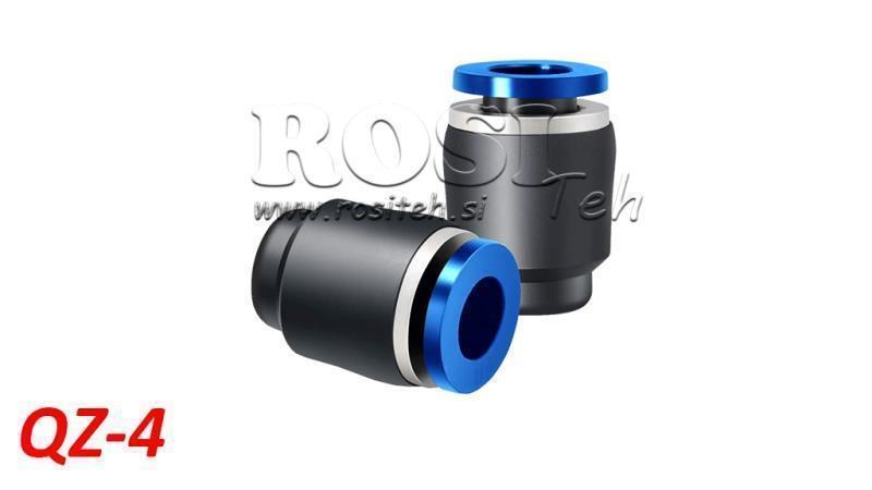 PNEVMATSKI VTIČNI ZAPORNI ČEP TPA BREZ NAVOJA QZ-4