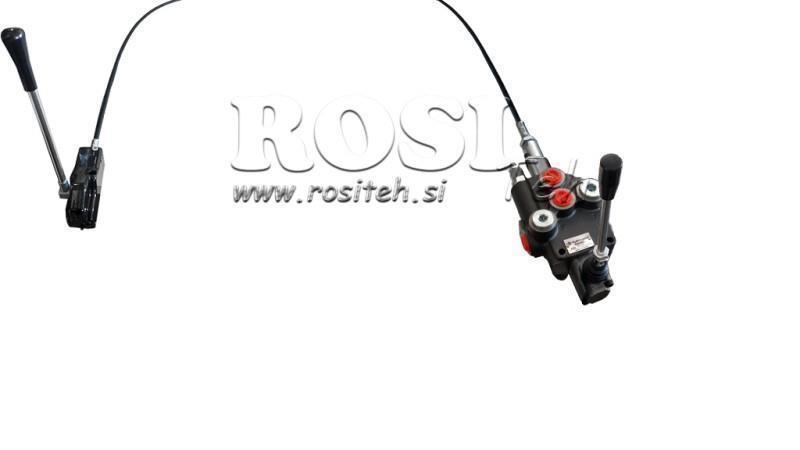 JOYSTICK DVOJNA ROČICA 2 met. HIDRAVLIČNI VENTIL 1xP40 lit.