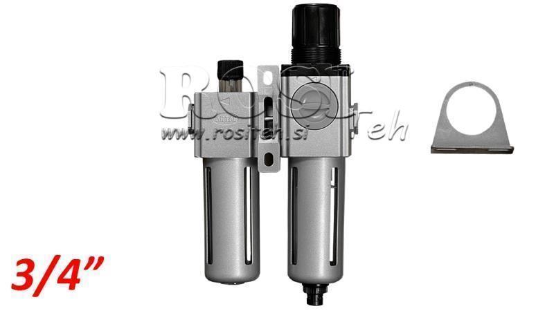 PNEVMATSKA PRIPRAVNA ENOTA 600 G3/4 40µ 0-10b